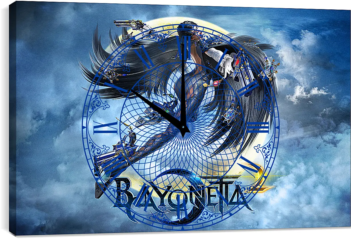 Часы картина - Bayonetta 2
