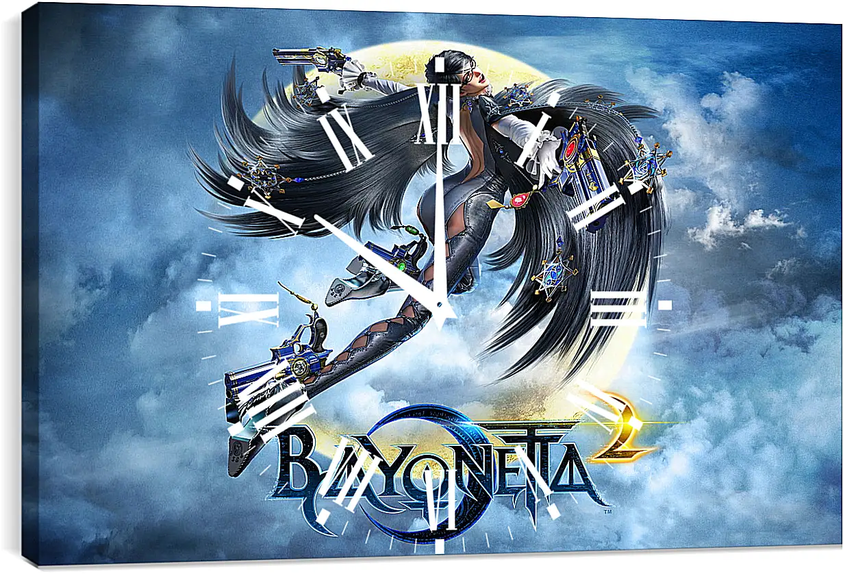 Часы картина - Bayonetta 2
