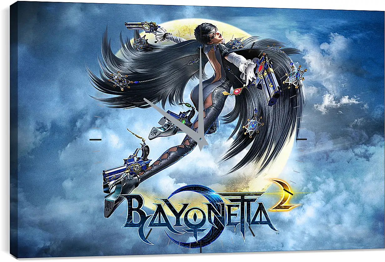 Часы картина - Bayonetta 2
