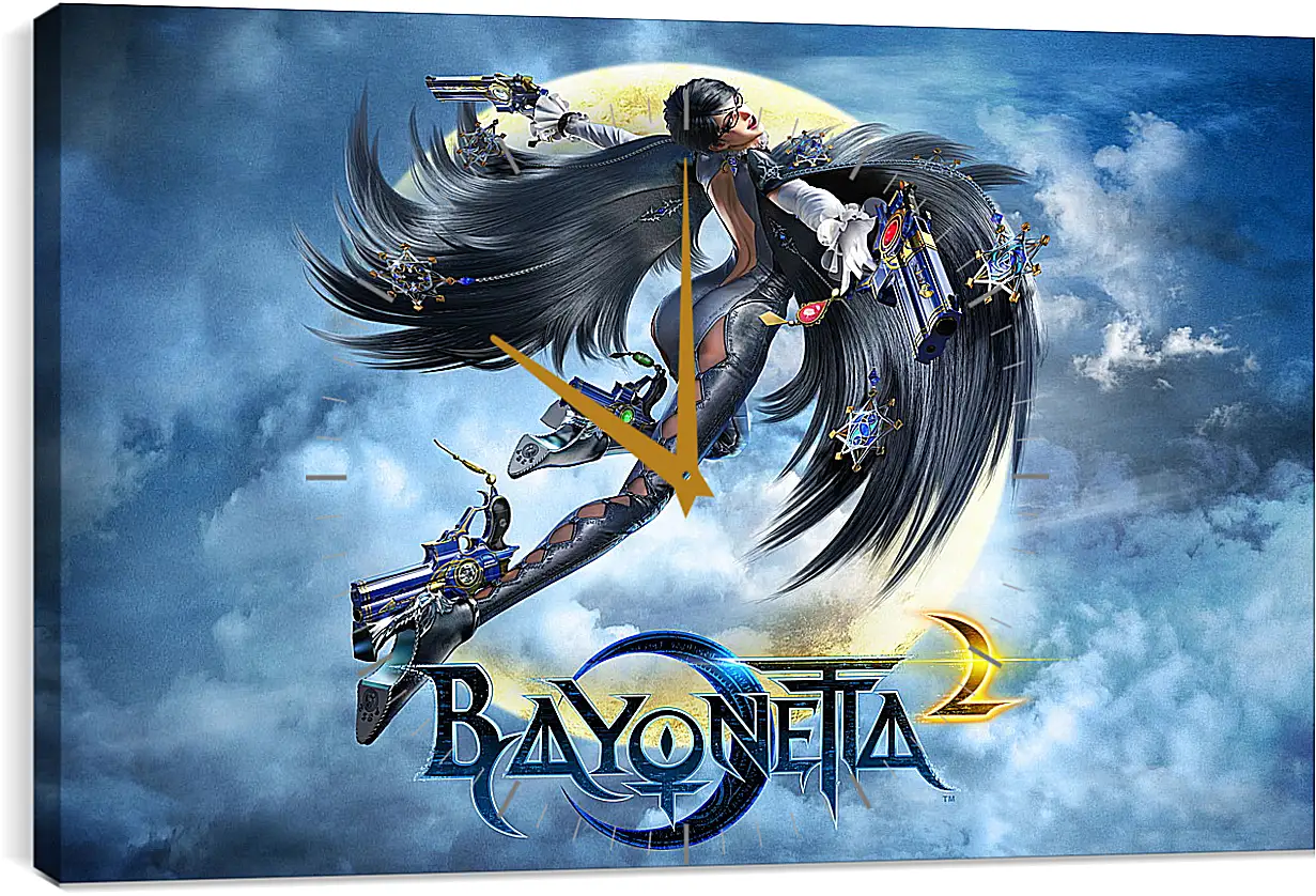 Часы картина - Bayonetta 2
