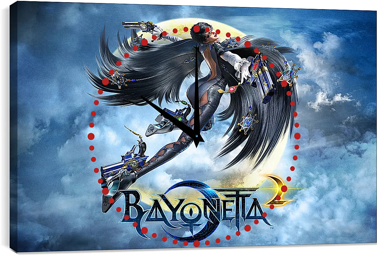 Часы картина - Bayonetta 2
