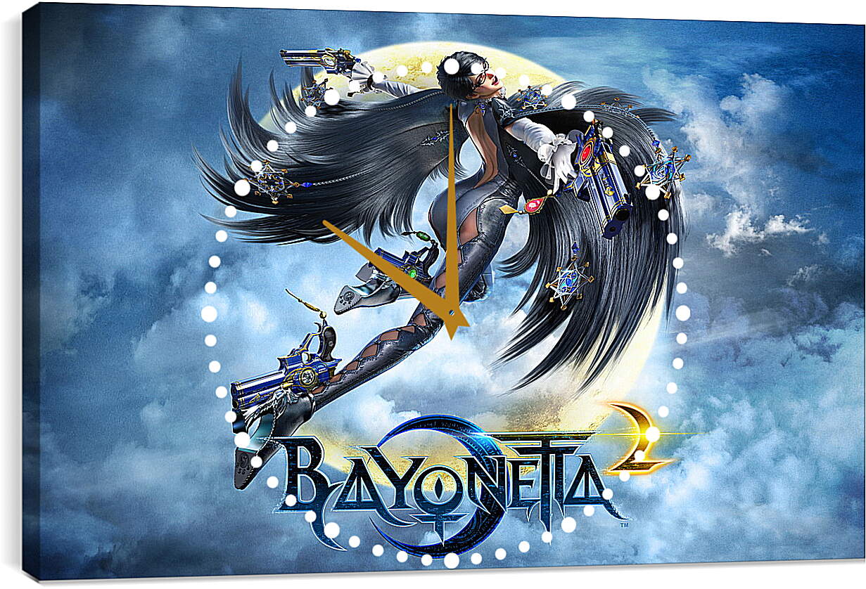 Часы картина - Bayonetta 2
