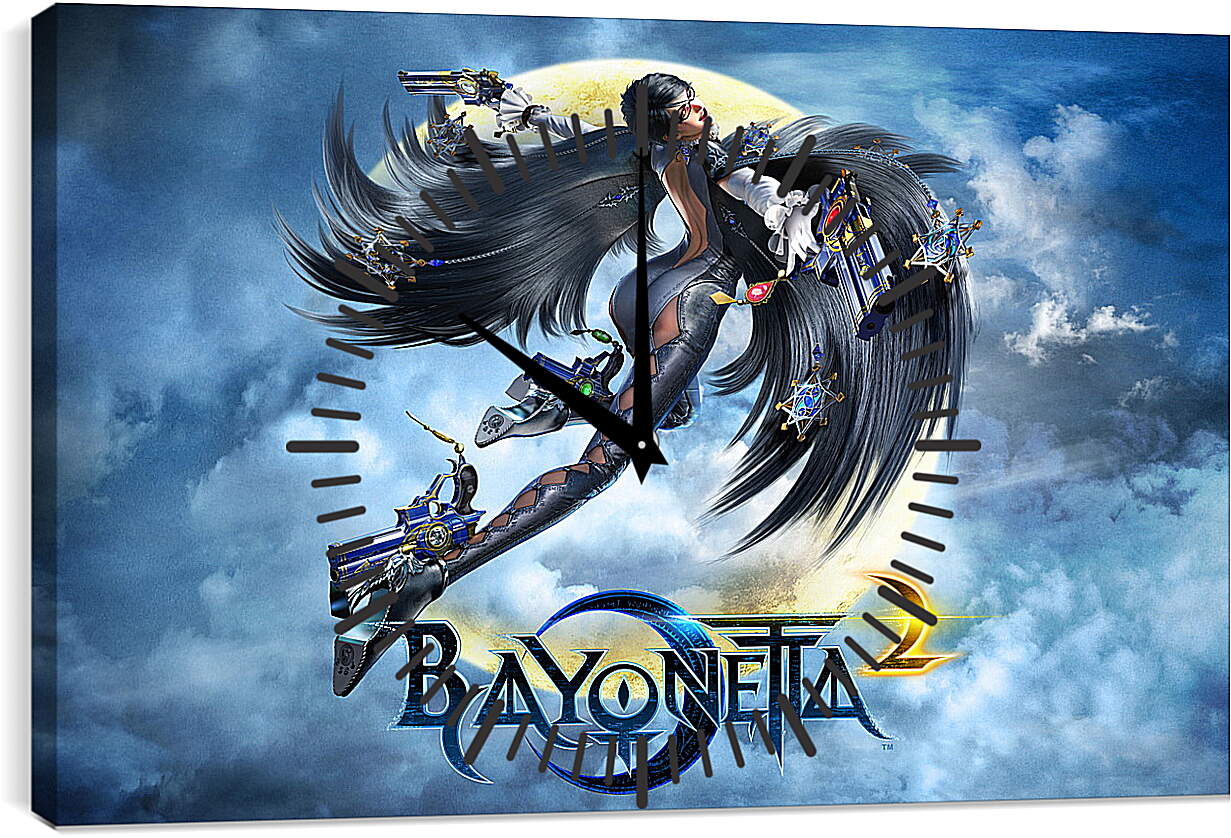 Часы картина - Bayonetta 2
