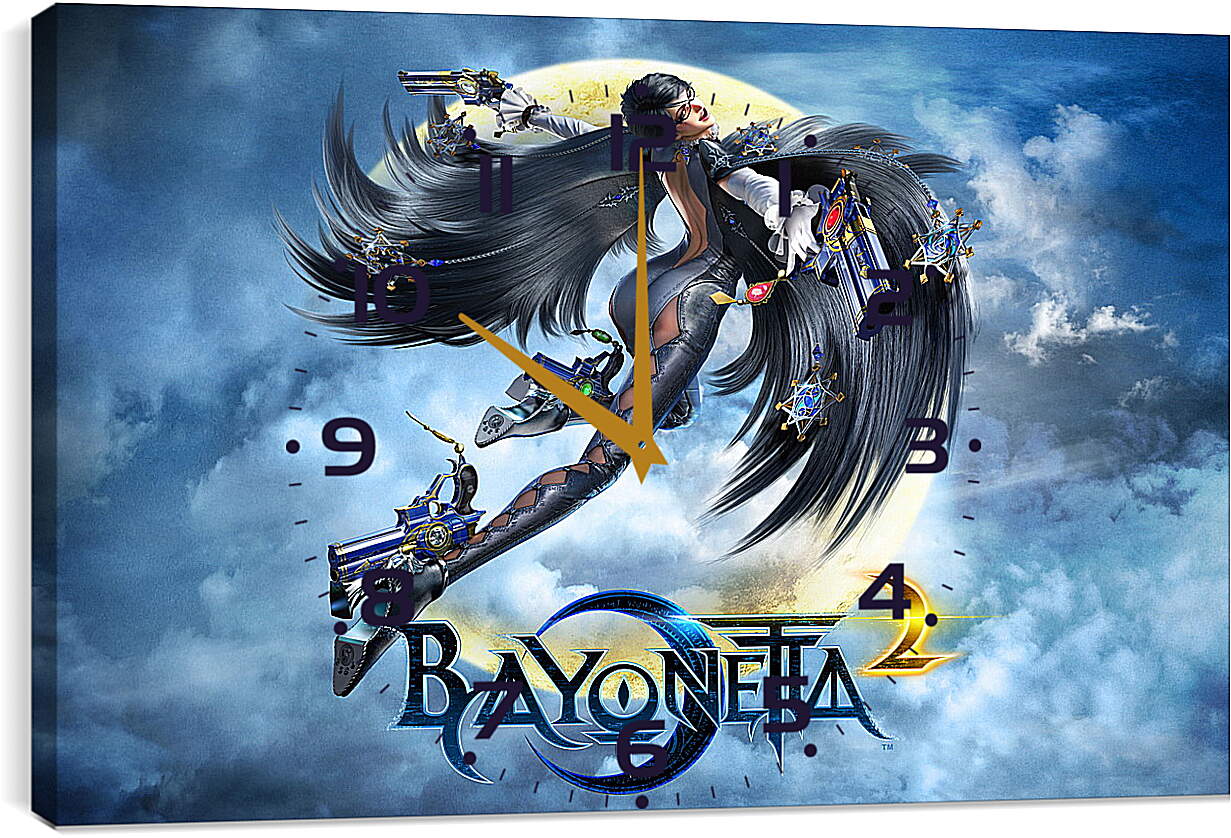 Часы картина - Bayonetta 2
