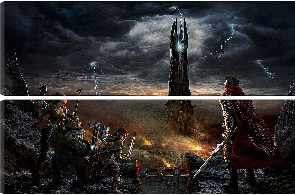 Модульная картина - The Lord Of The Rings: The Battle For Middle-Earth
