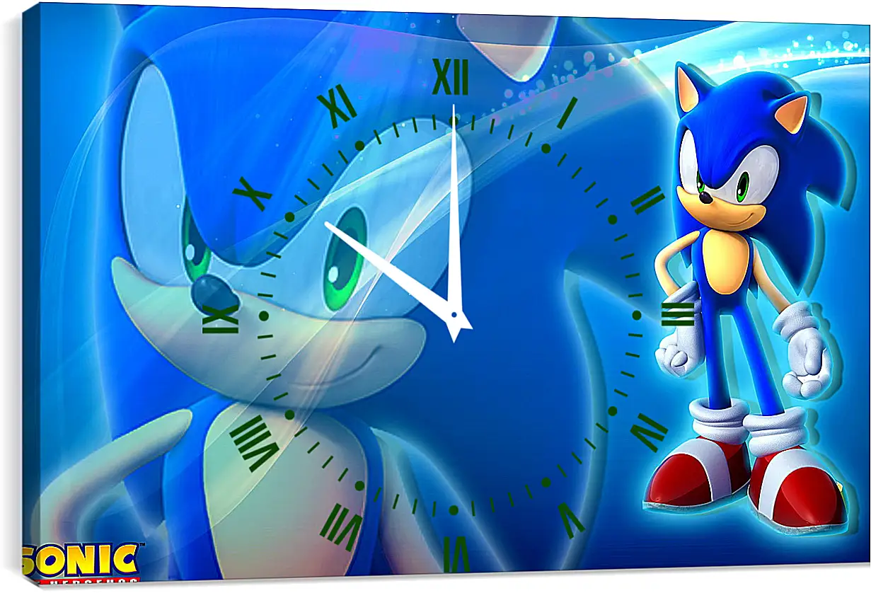 Часы картина - Sonic The Hedgehog
