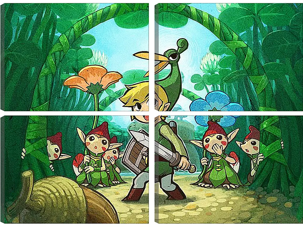 Модульная картина - The Legend Of Zelda: The Minish Cap
