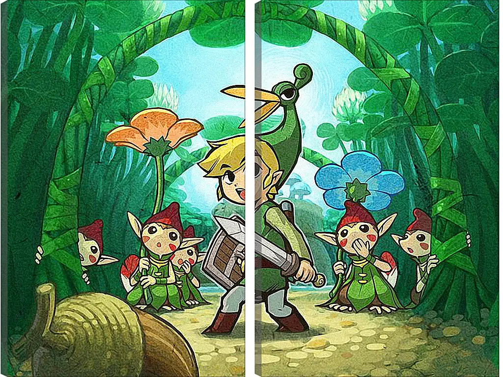 Модульная картина - The Legend Of Zelda: The Minish Cap
