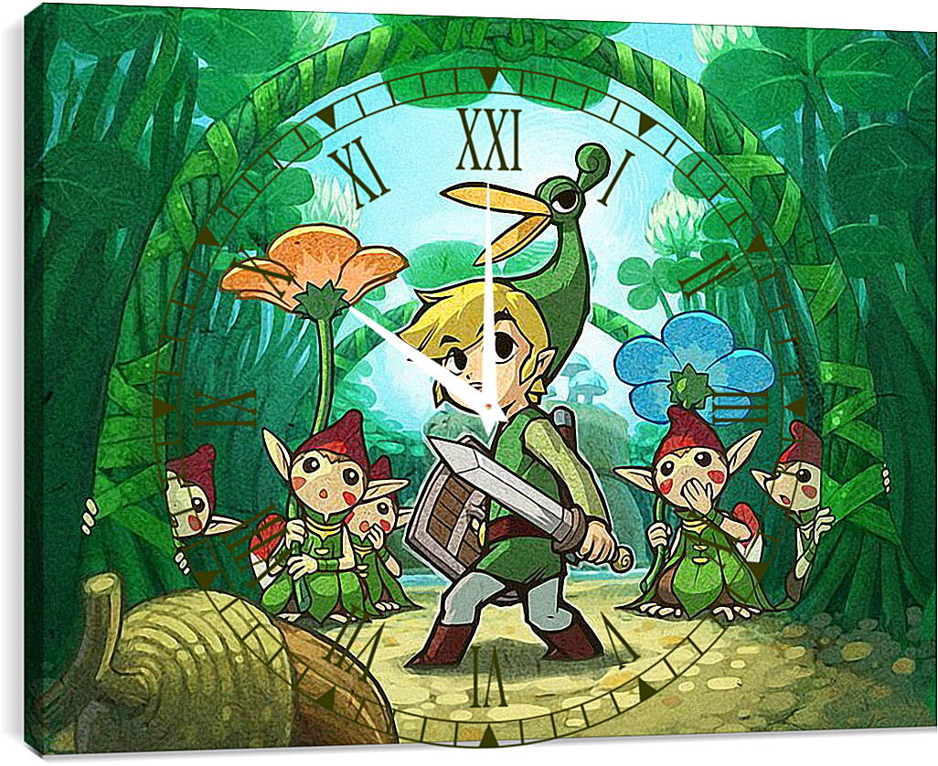Часы картина - The Legend Of Zelda: The Minish Cap
