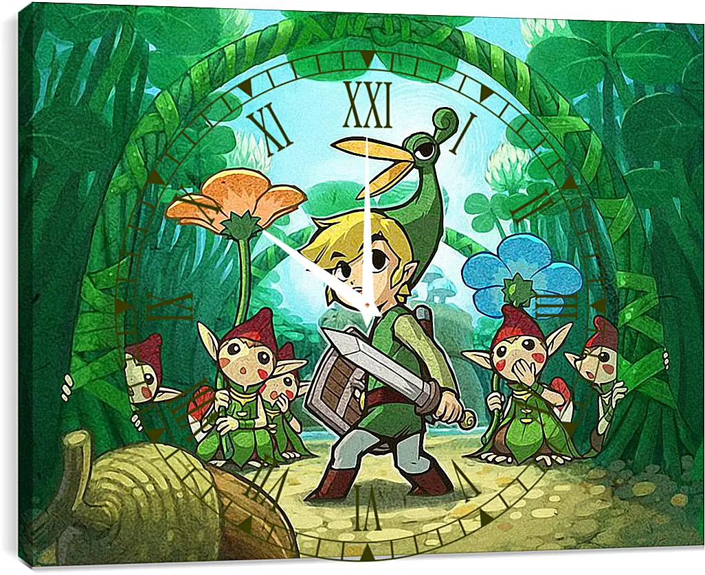 Часы картина - The Legend Of Zelda: The Minish Cap
