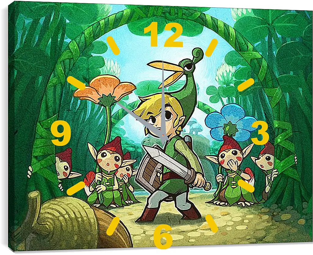 Часы картина - The Legend Of Zelda: The Minish Cap
