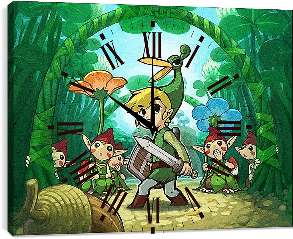 Часы картина - The Legend Of Zelda: The Minish Cap
