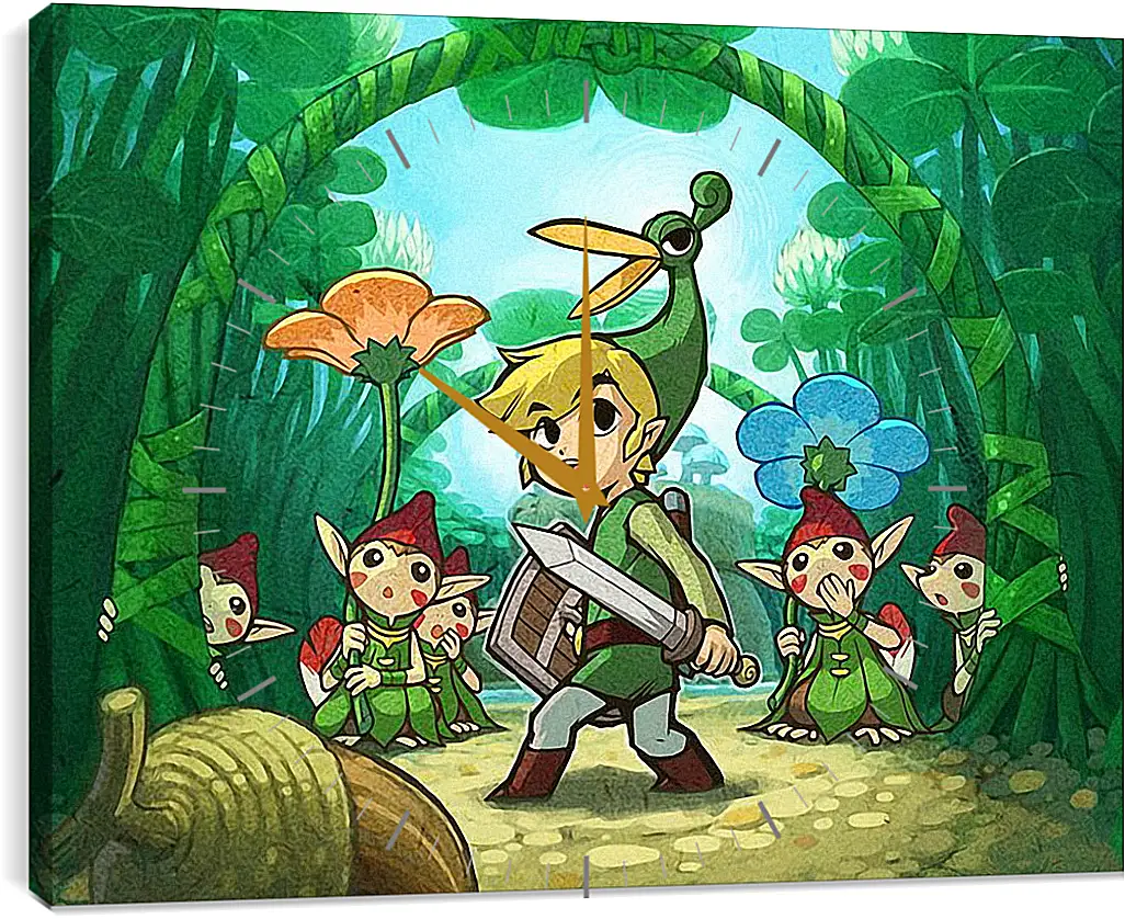 Часы картина - The Legend Of Zelda: The Minish Cap
