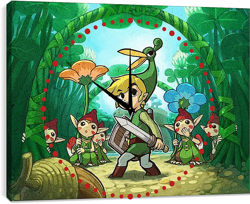 Часы картина - The Legend Of Zelda: The Minish Cap
