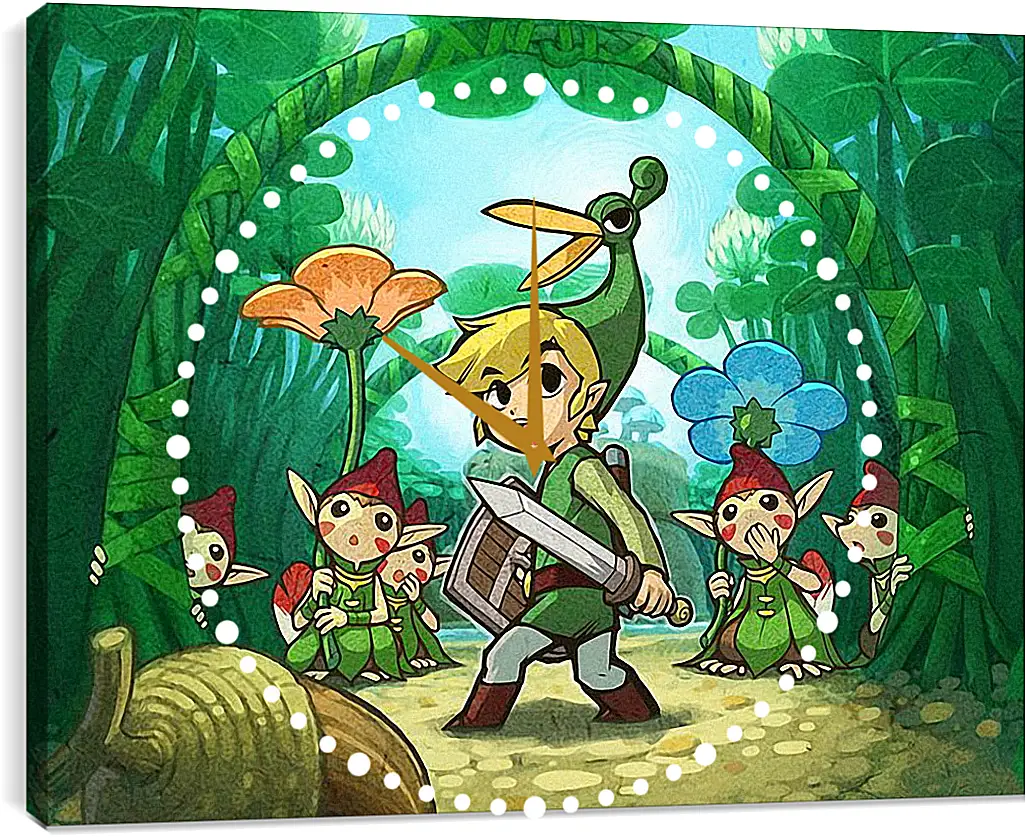 Часы картина - The Legend Of Zelda: The Minish Cap
