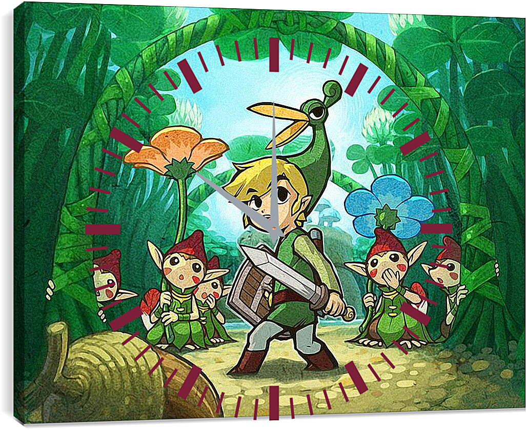 Часы картина - The Legend Of Zelda: The Minish Cap
