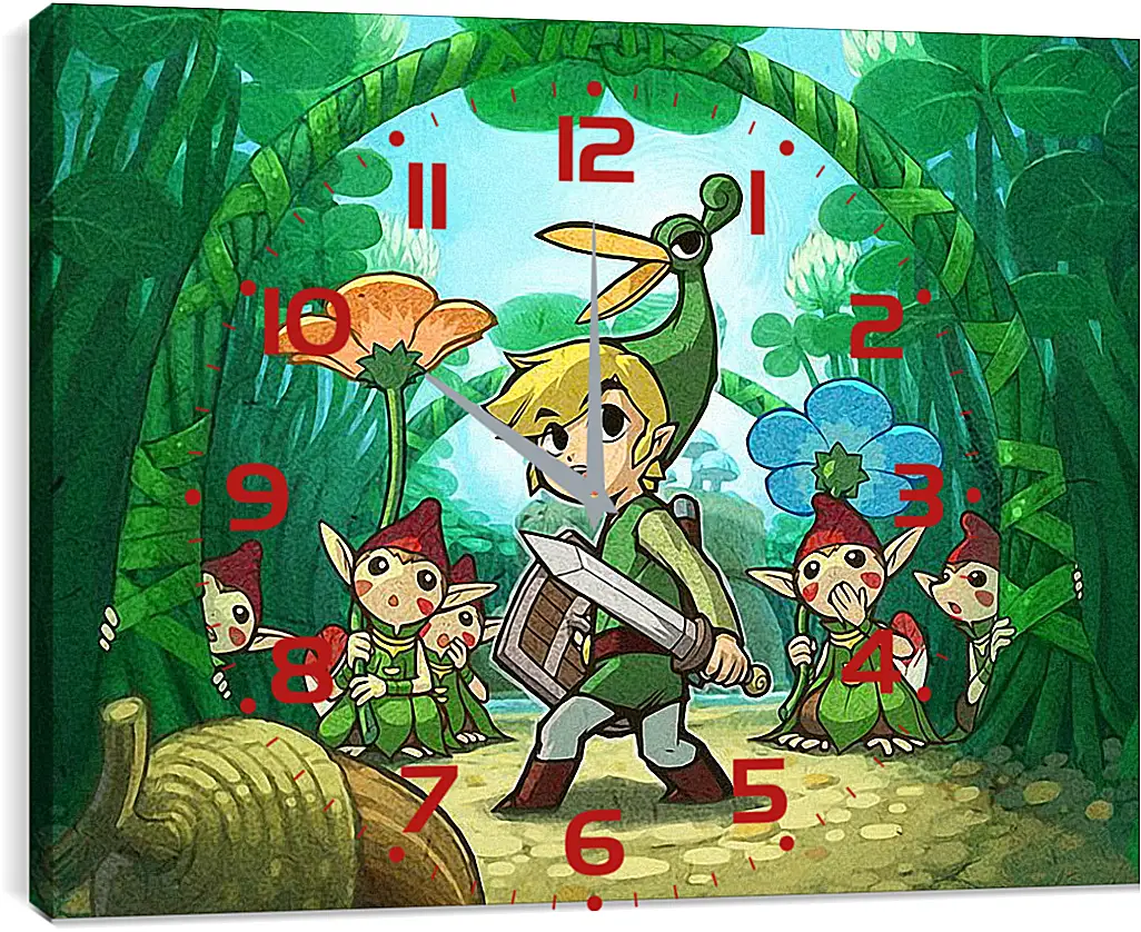 Часы картина - The Legend Of Zelda: The Minish Cap
