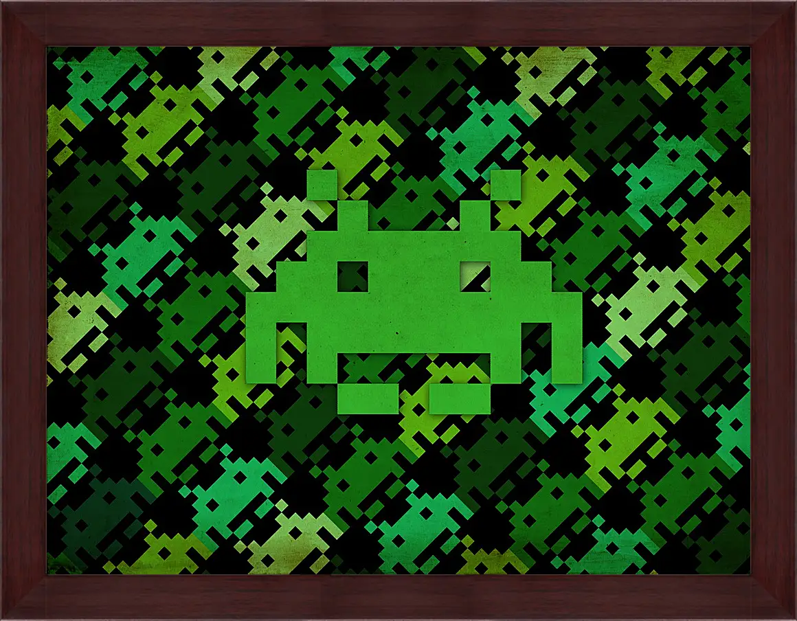 Картина в раме - Space Invaders
