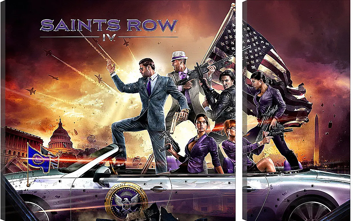 Модульная картина - Saints Row IV
