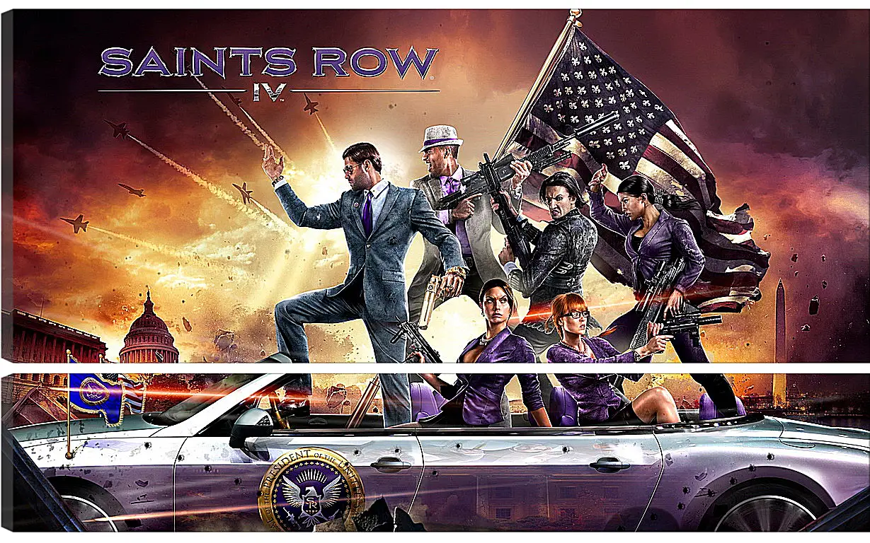 Модульная картина - Saints Row IV
