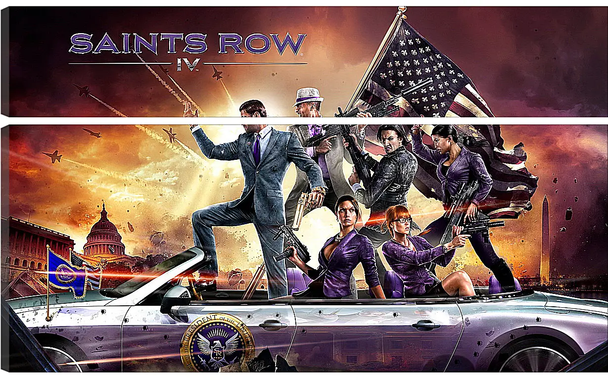 Модульная картина - Saints Row IV
