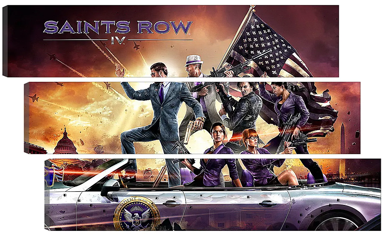 Модульная картина - Saints Row IV
