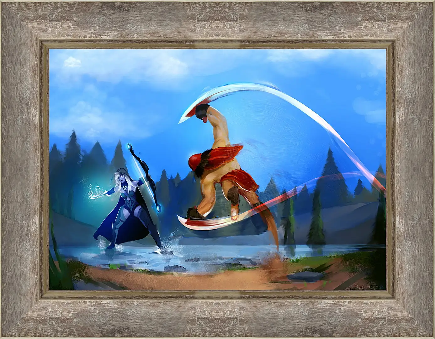 Картина в раме - DotA 2