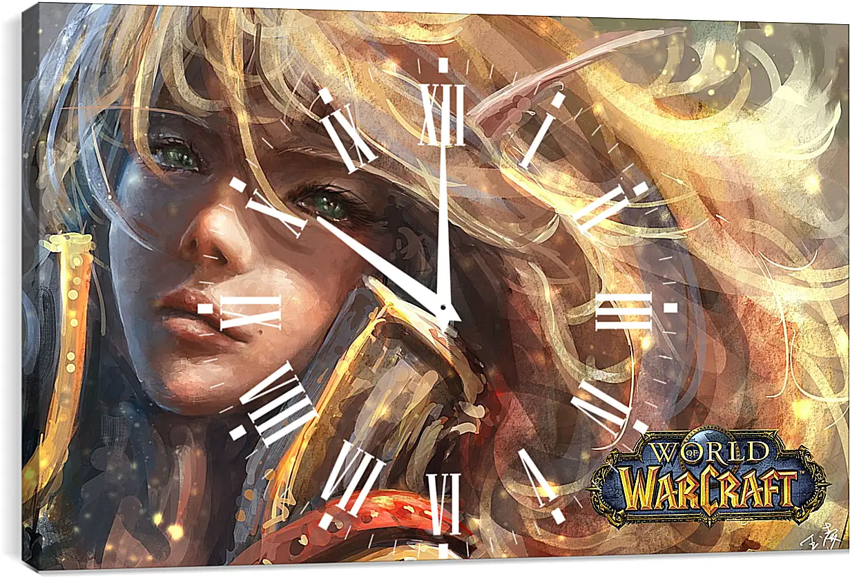 Часы картина - World Of Warcraft