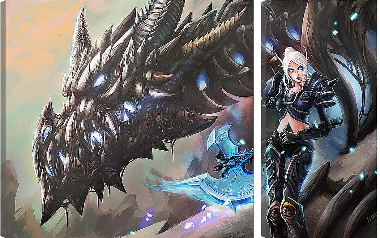 Модульная картина - World Of Warcraft