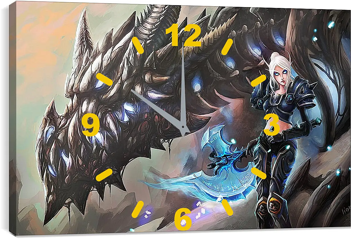Часы картина - World Of Warcraft