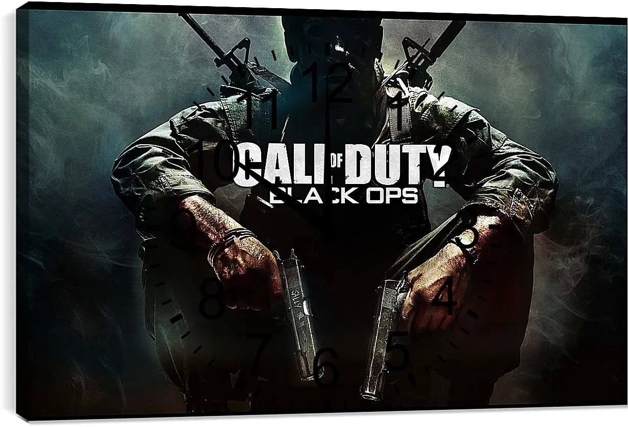 Часы картина - Call Of Duty: Black Ops