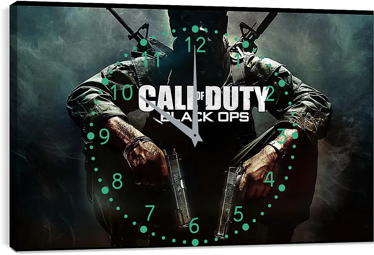 Часы картина - Call Of Duty: Black Ops