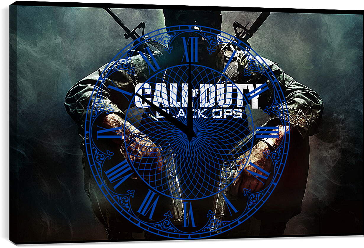 Часы картина - Call Of Duty: Black Ops