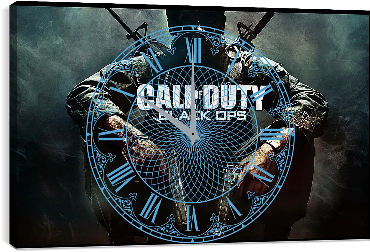 Часы картина - Call Of Duty: Black Ops