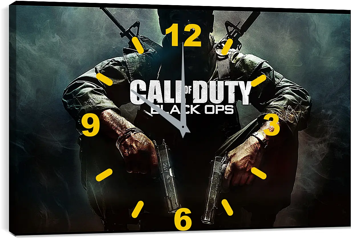 Часы картина - Call Of Duty: Black Ops