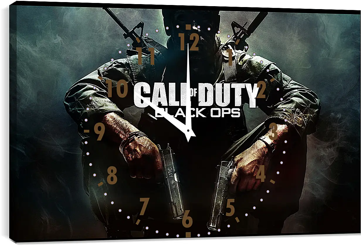 Часы картина - Call Of Duty: Black Ops