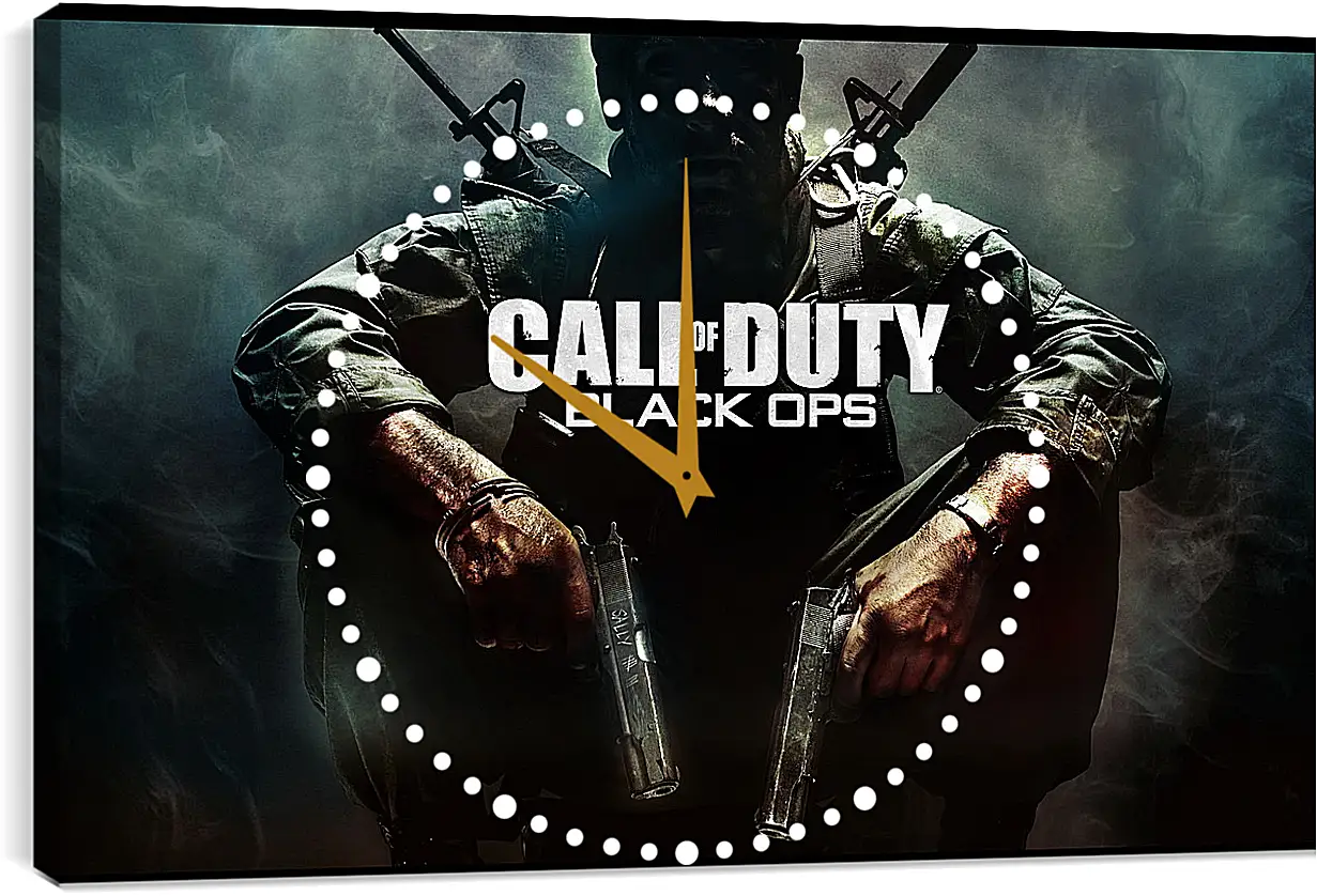 Часы картина - Call Of Duty: Black Ops