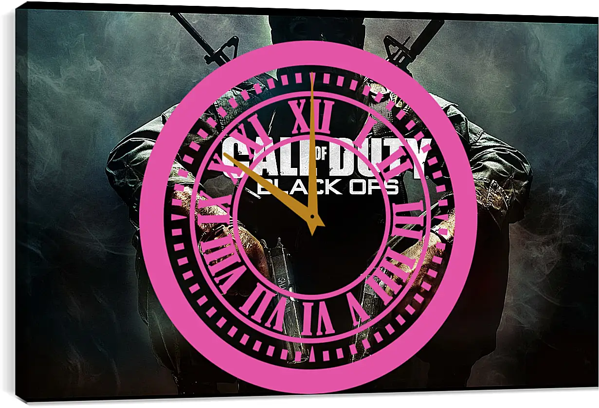 Часы картина - Call Of Duty: Black Ops