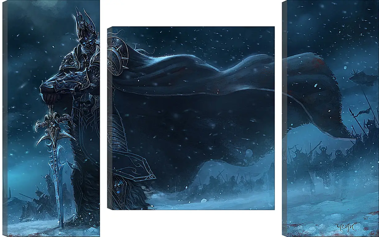 Модульная картина - World Of Warcraft: Wrath Of The Lich King