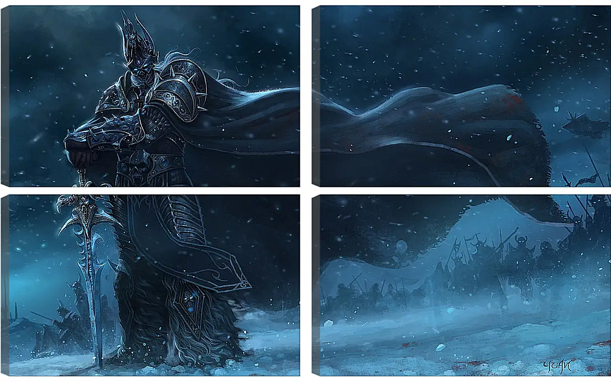 Модульная картина - World Of Warcraft: Wrath Of The Lich King