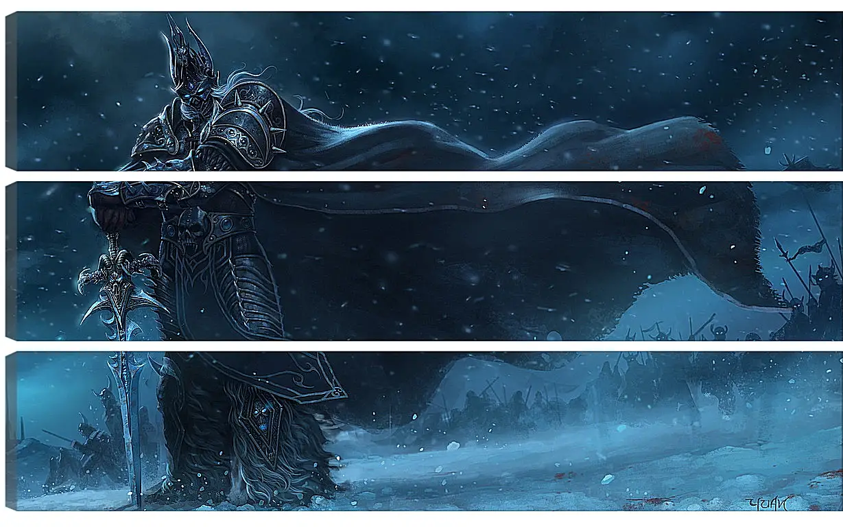 Модульная картина - World Of Warcraft: Wrath Of The Lich King