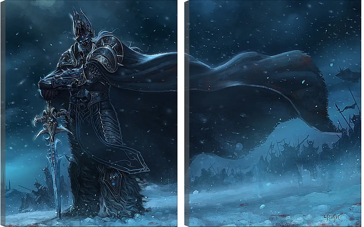 Модульная картина - World Of Warcraft: Wrath Of The Lich King