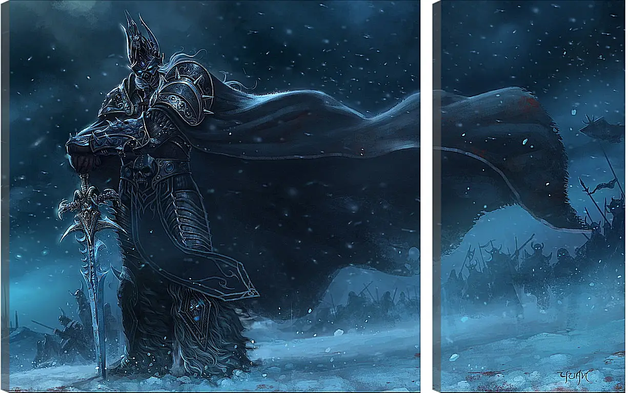 Модульная картина - World Of Warcraft: Wrath Of The Lich King