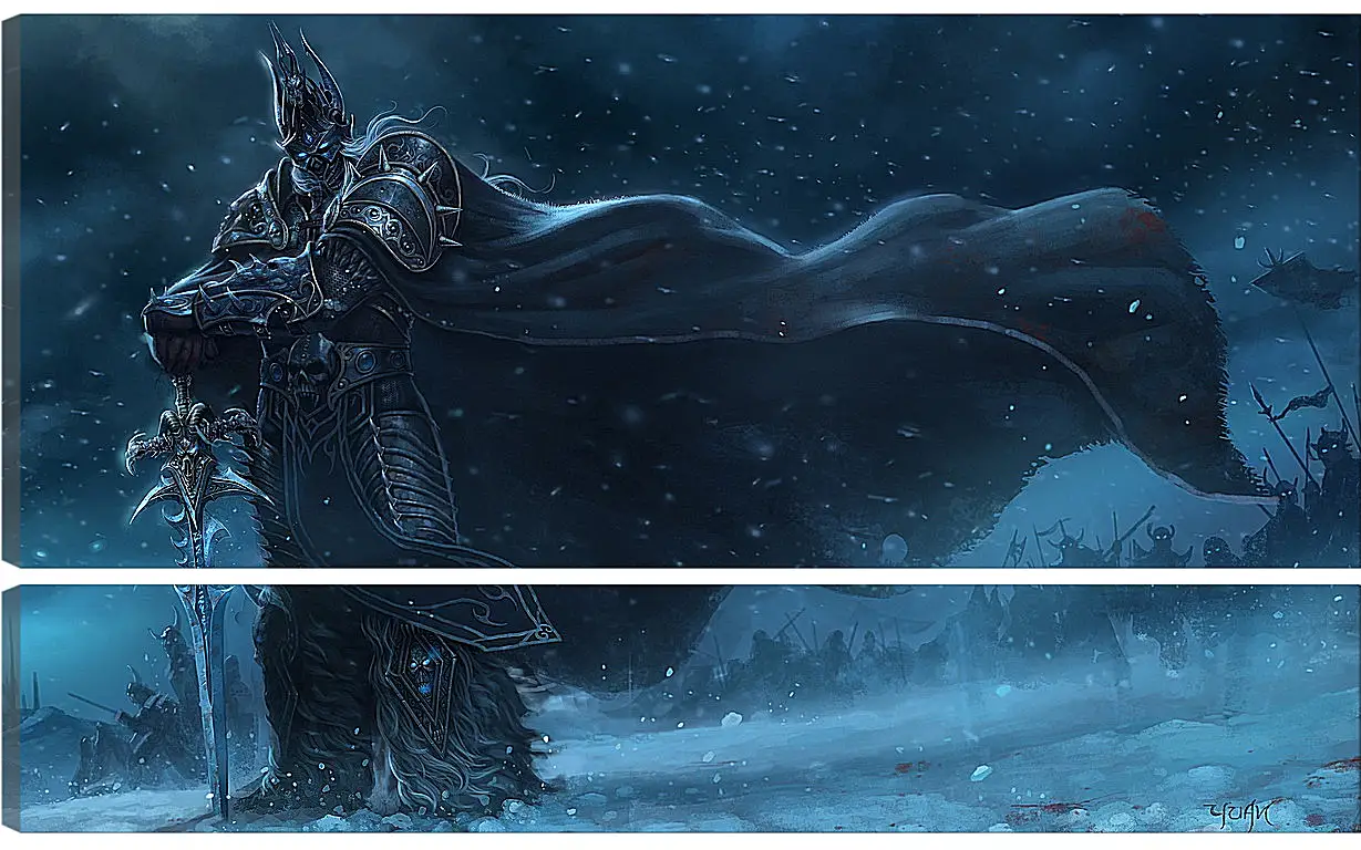 Модульная картина - World Of Warcraft: Wrath Of The Lich King