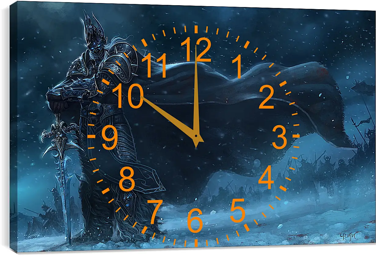 Часы картина - World Of Warcraft: Wrath Of The Lich King