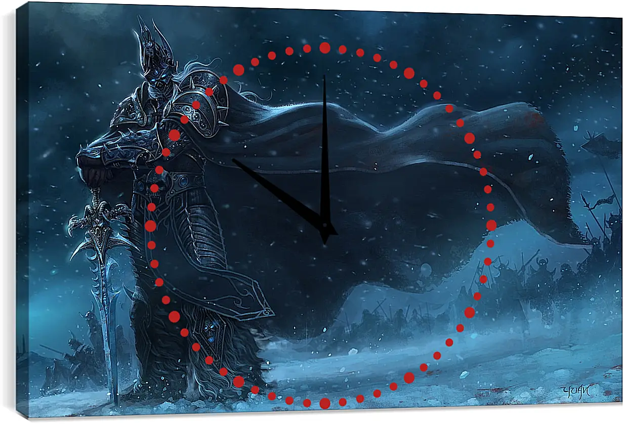 Часы картина - World Of Warcraft: Wrath Of The Lich King