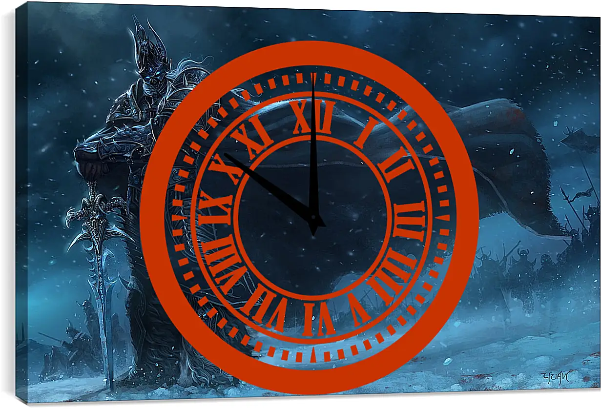 Часы картина - World Of Warcraft: Wrath Of The Lich King