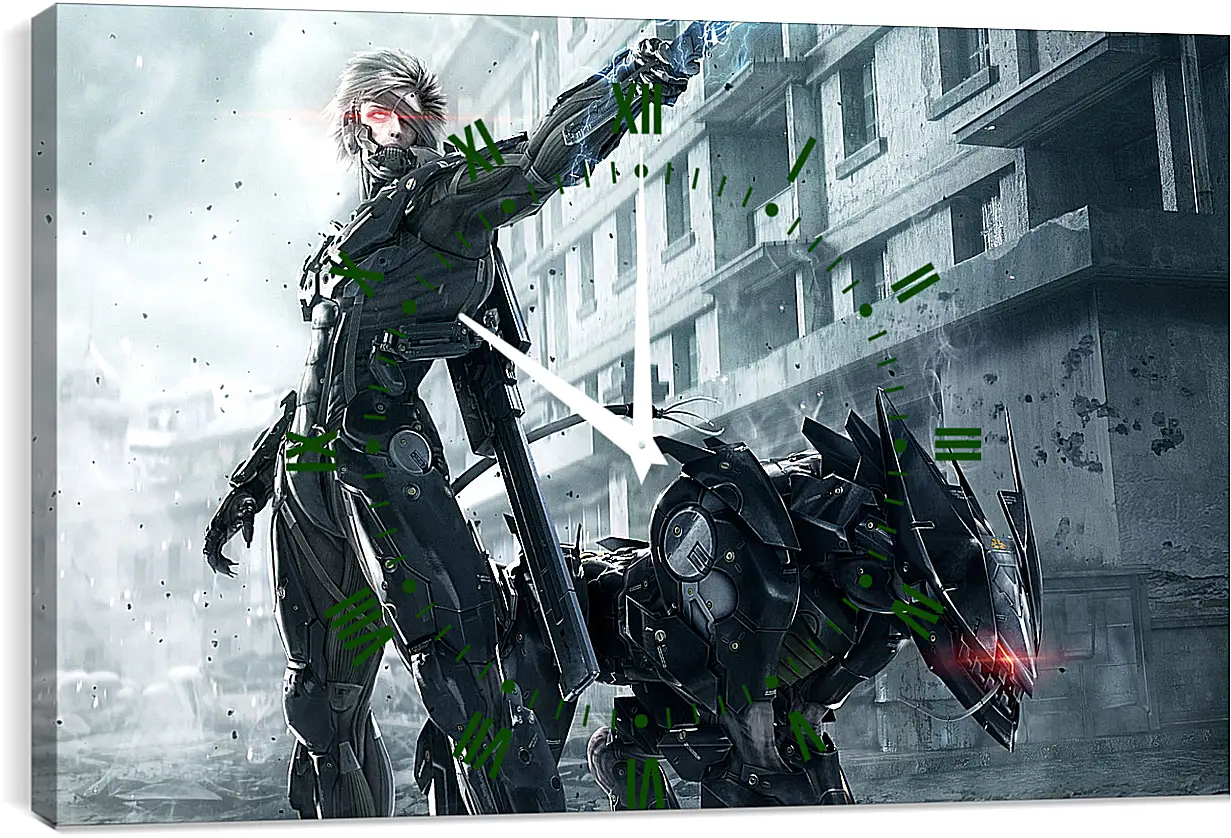 Часы картина - Metal Gear Rising: Revengeance
