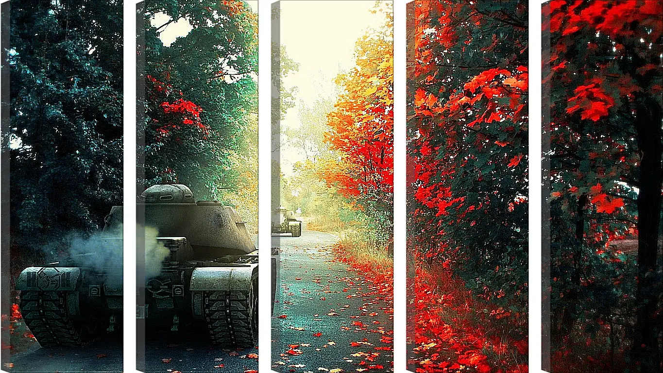 Модульная картина - World Of Tanks