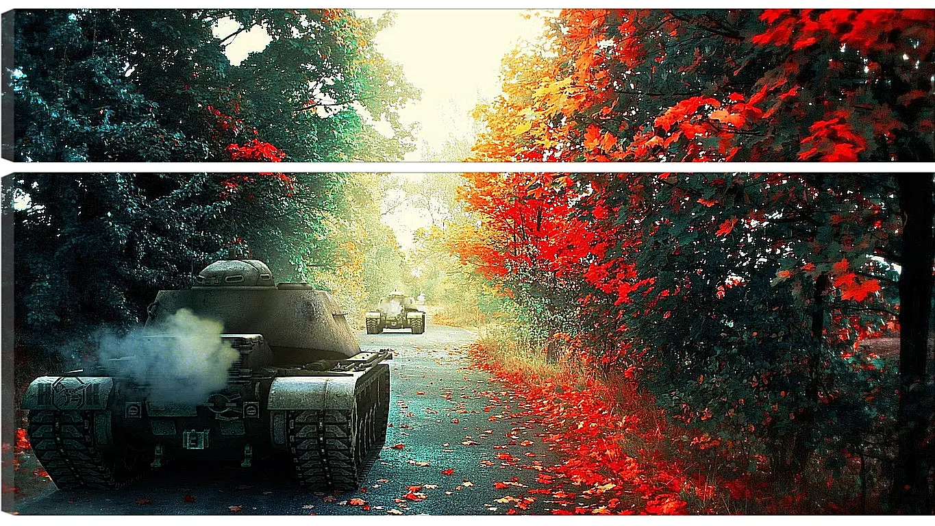 Модульная картина - World Of Tanks